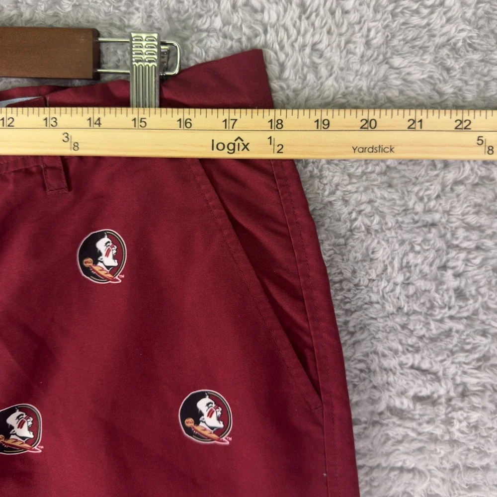 Florida State FSU Mens Ovation Game‎ Golf Shorts Garnet Size 36 - Picture 5 of 8